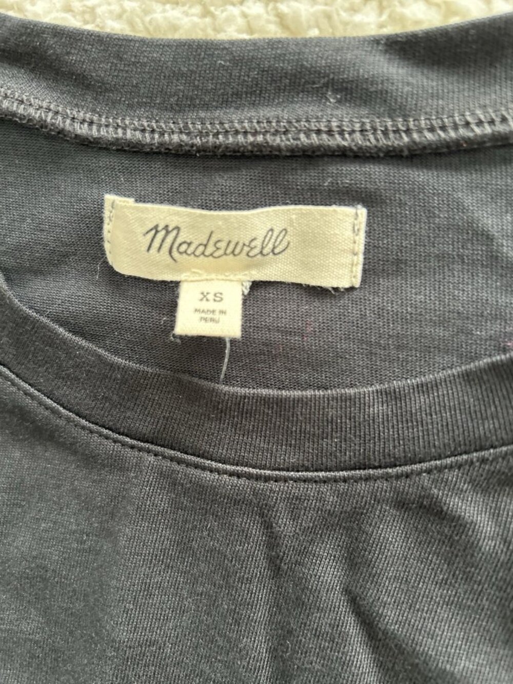 Madewell Sleeveless Side Cinched Sutro Casual Luxe Muscle Tank Black Size XS - Picture 4 of 8